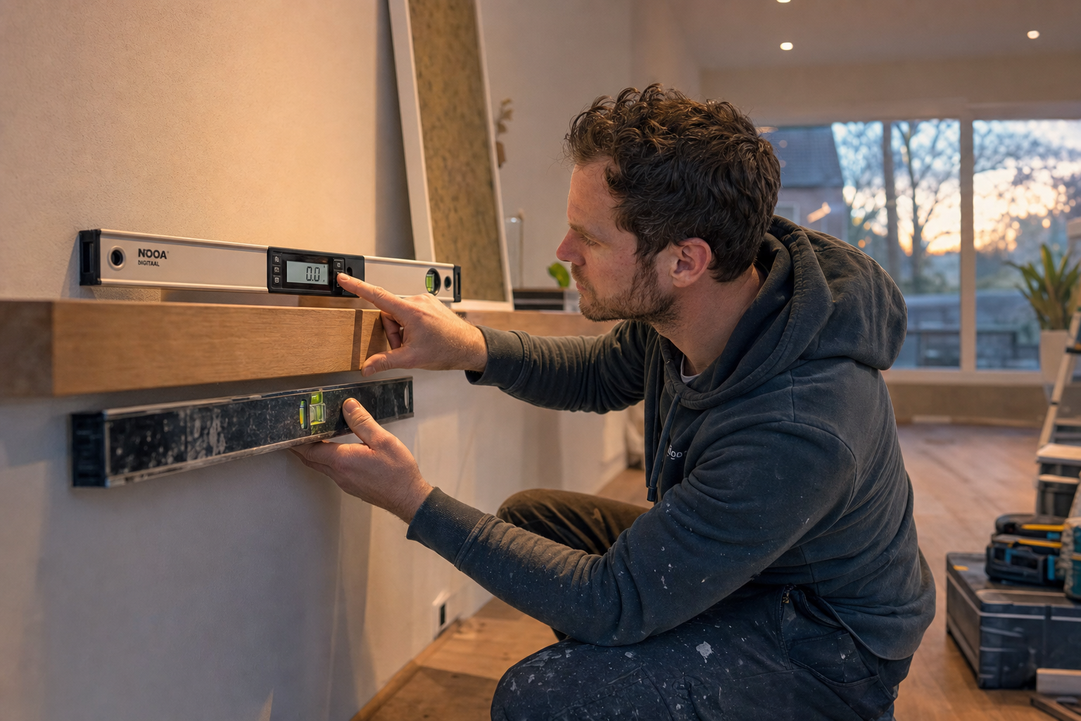 Verschillende soorten waterpassen
