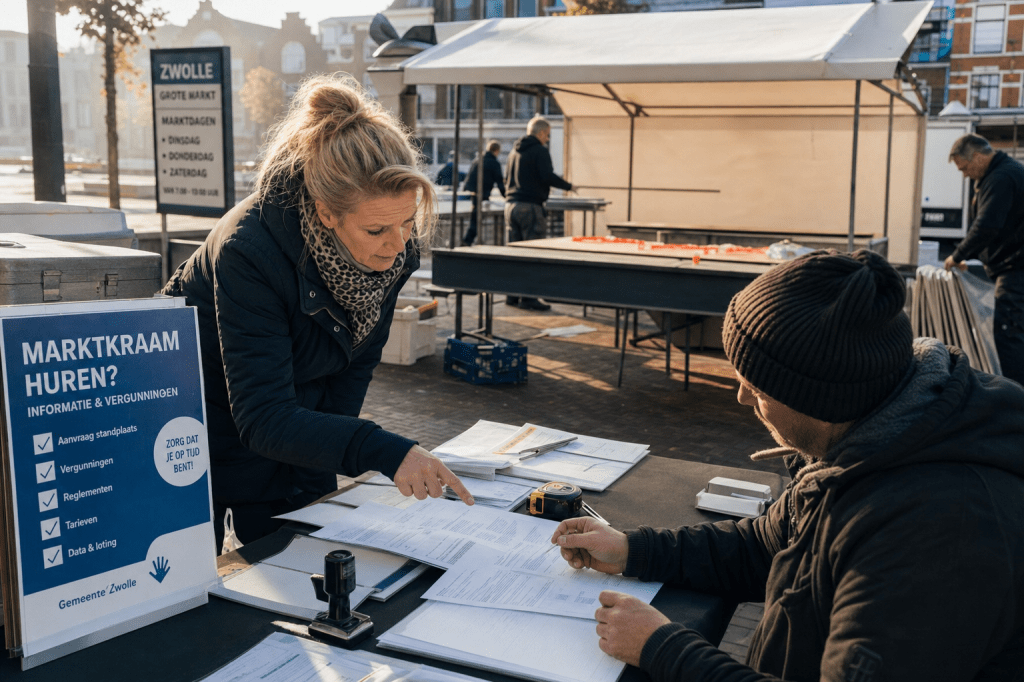 Welke vergunningen en regels heb je nodig om een marktkraam te huren en op een markt te mogen staan?
